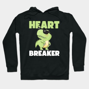 KIDS VALENTINES HEART BREAKER T-REX Hoodie